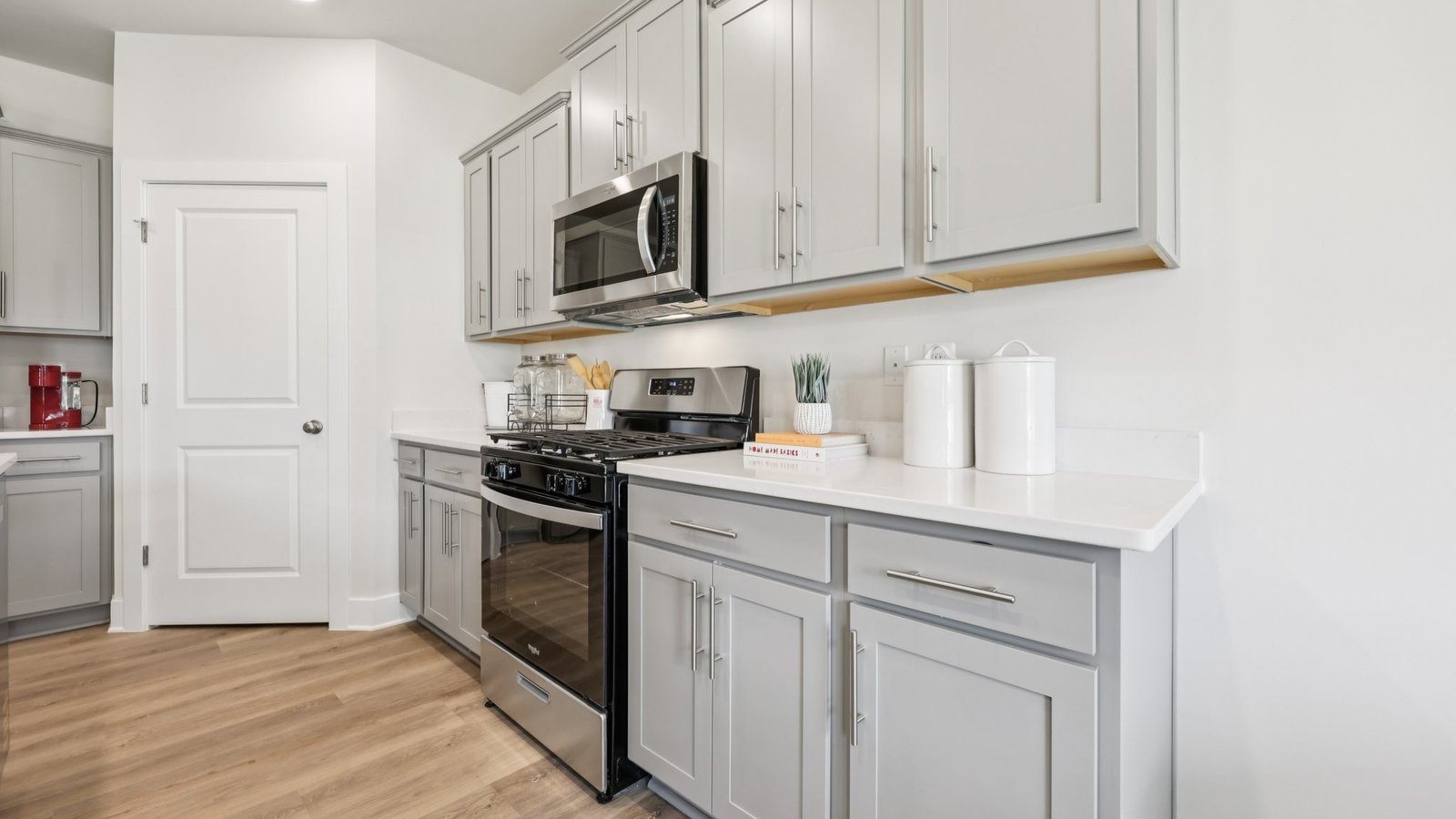 modern open concept kitchen