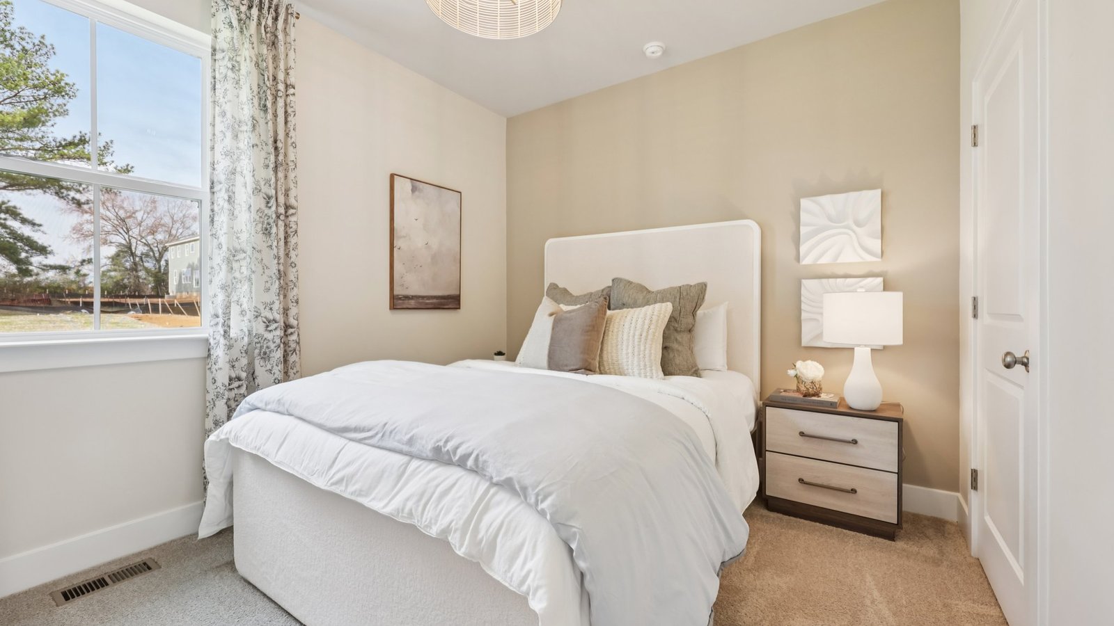 modern secondary bedroom