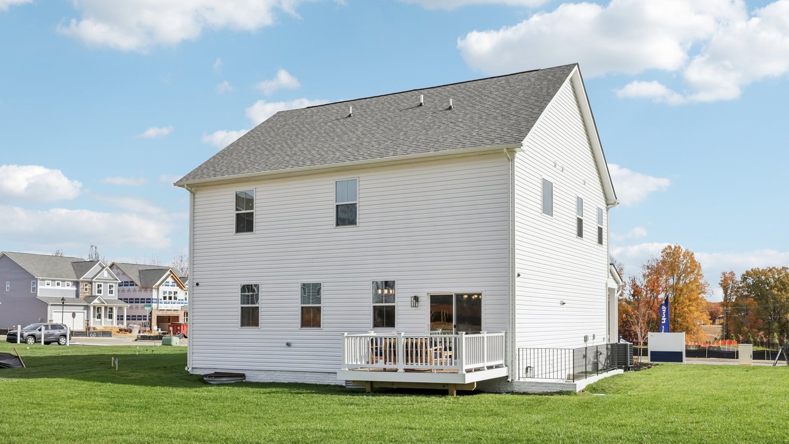 back exterior of single family home in Fredericksburg VA