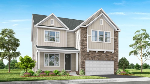 New home renderings featuring Hadley II elevation N