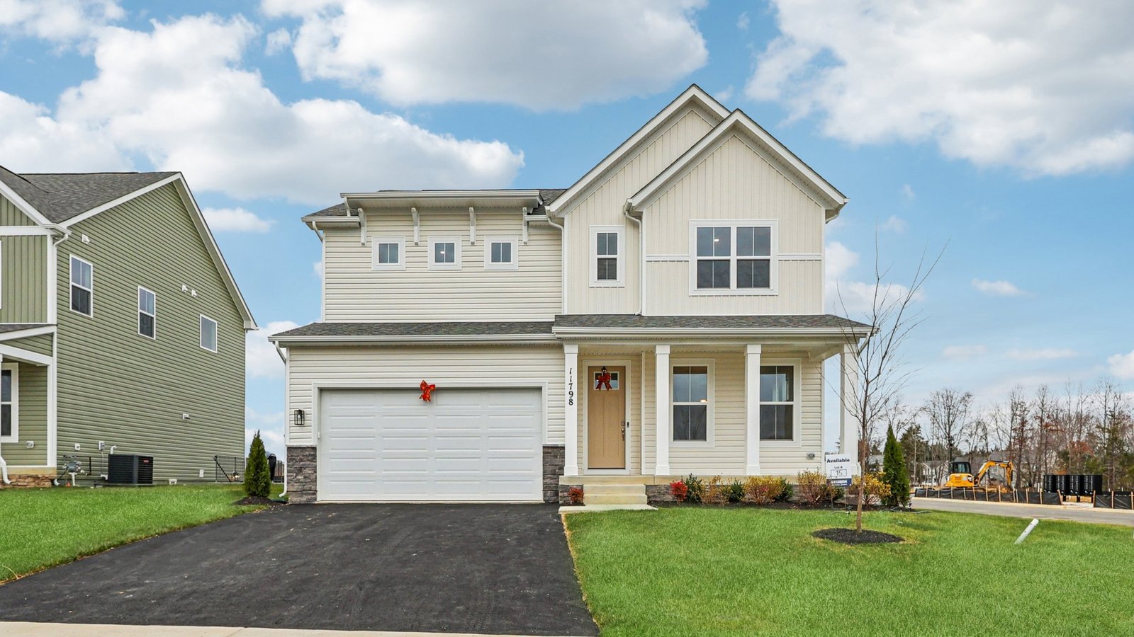 New home in Fredericksburg, VA exterior front