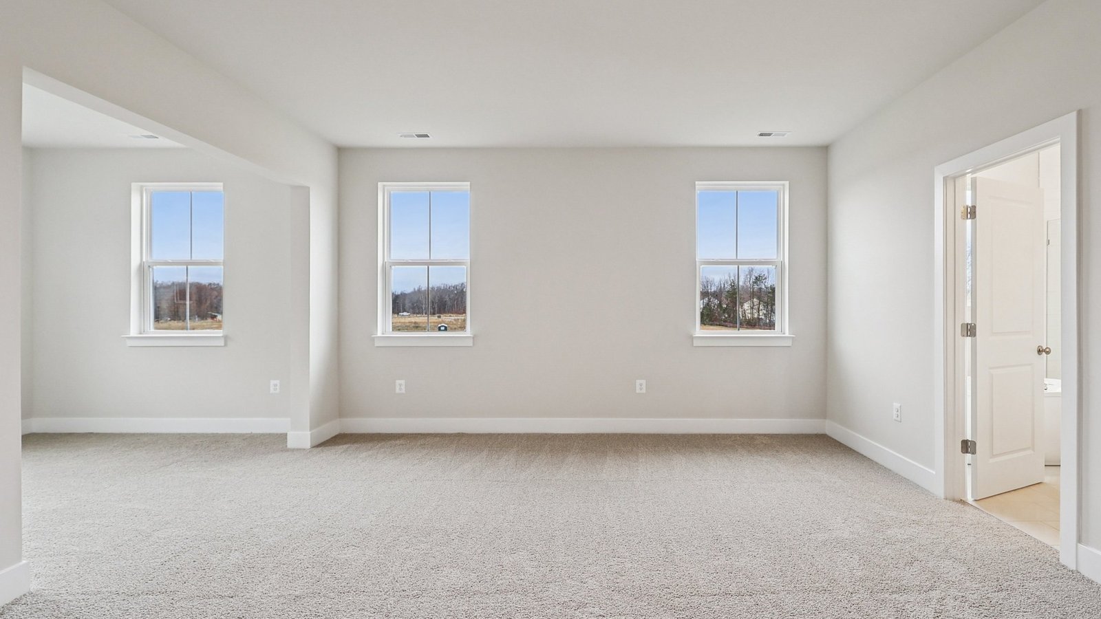 Owners suite on a second floor