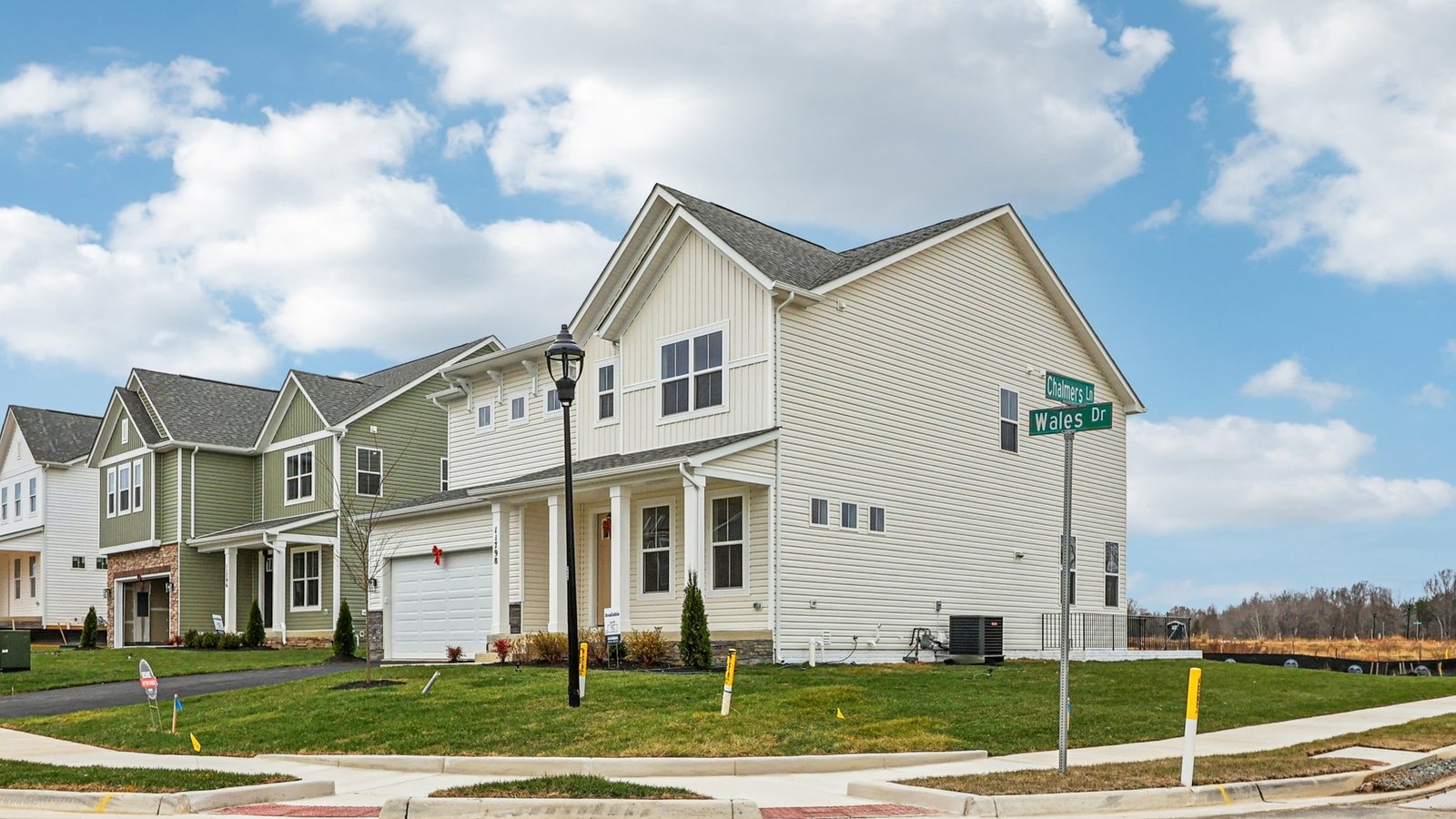 New home in Fredericksburg, VA exterior front