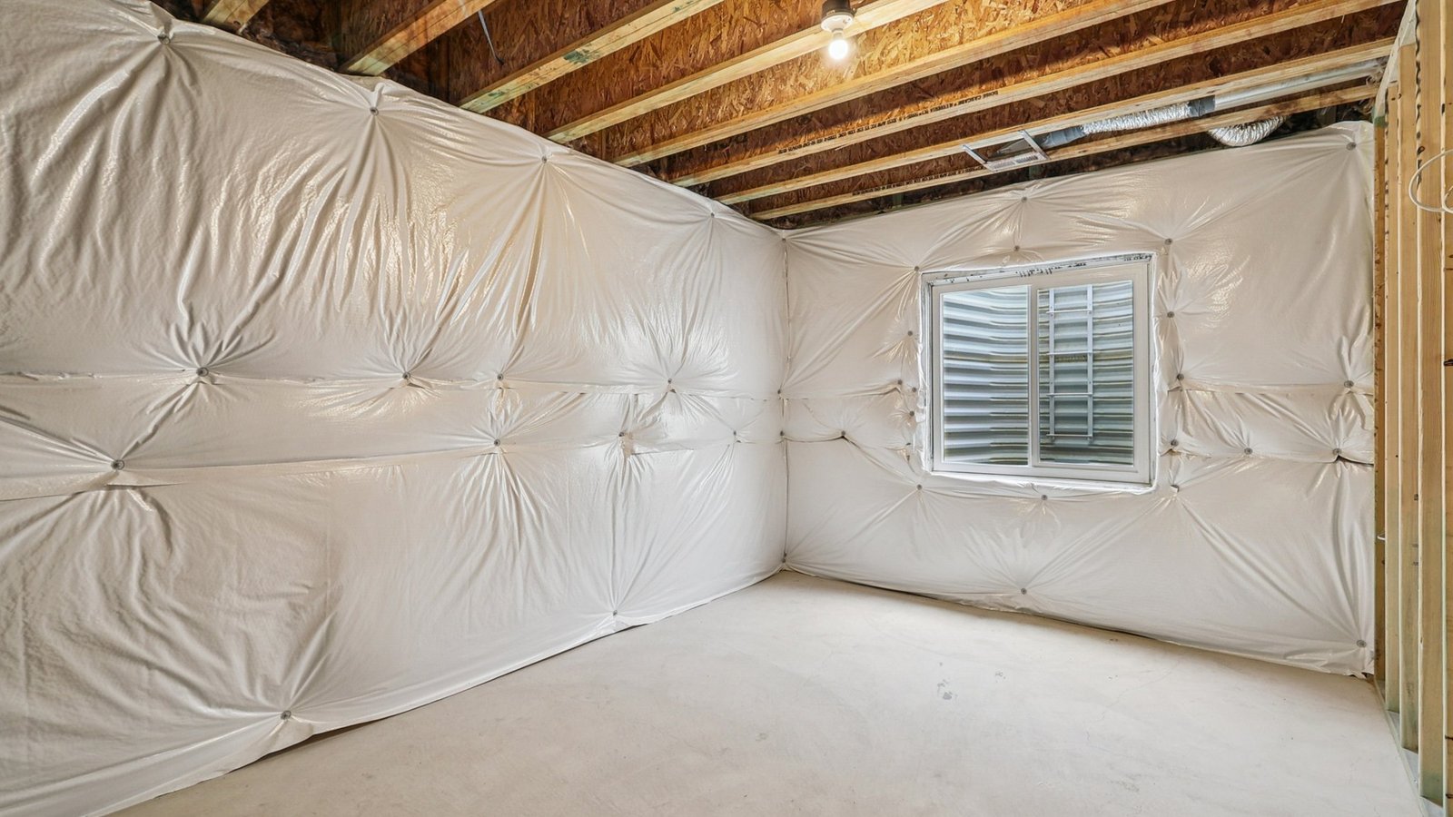 Storage in a basement