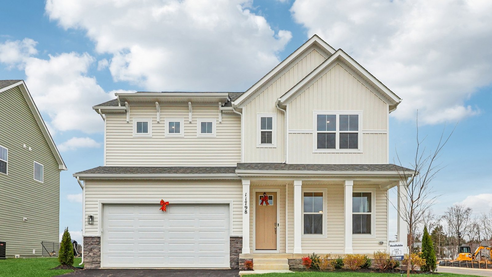 New home in Fredericksburg, VA exterior front