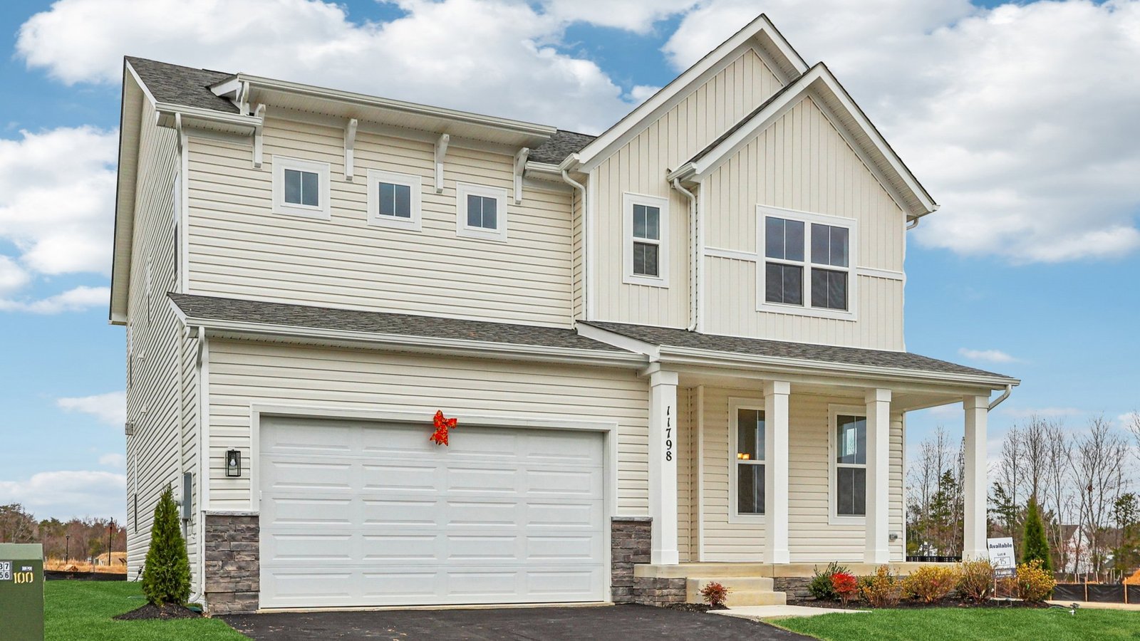 New home in Fredericksburg, VA exterior front