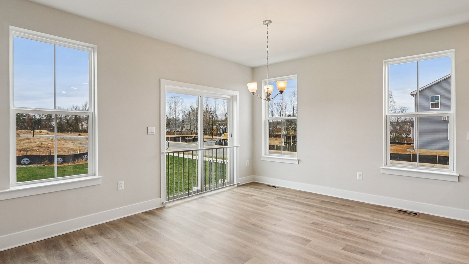 open concept modern dining room