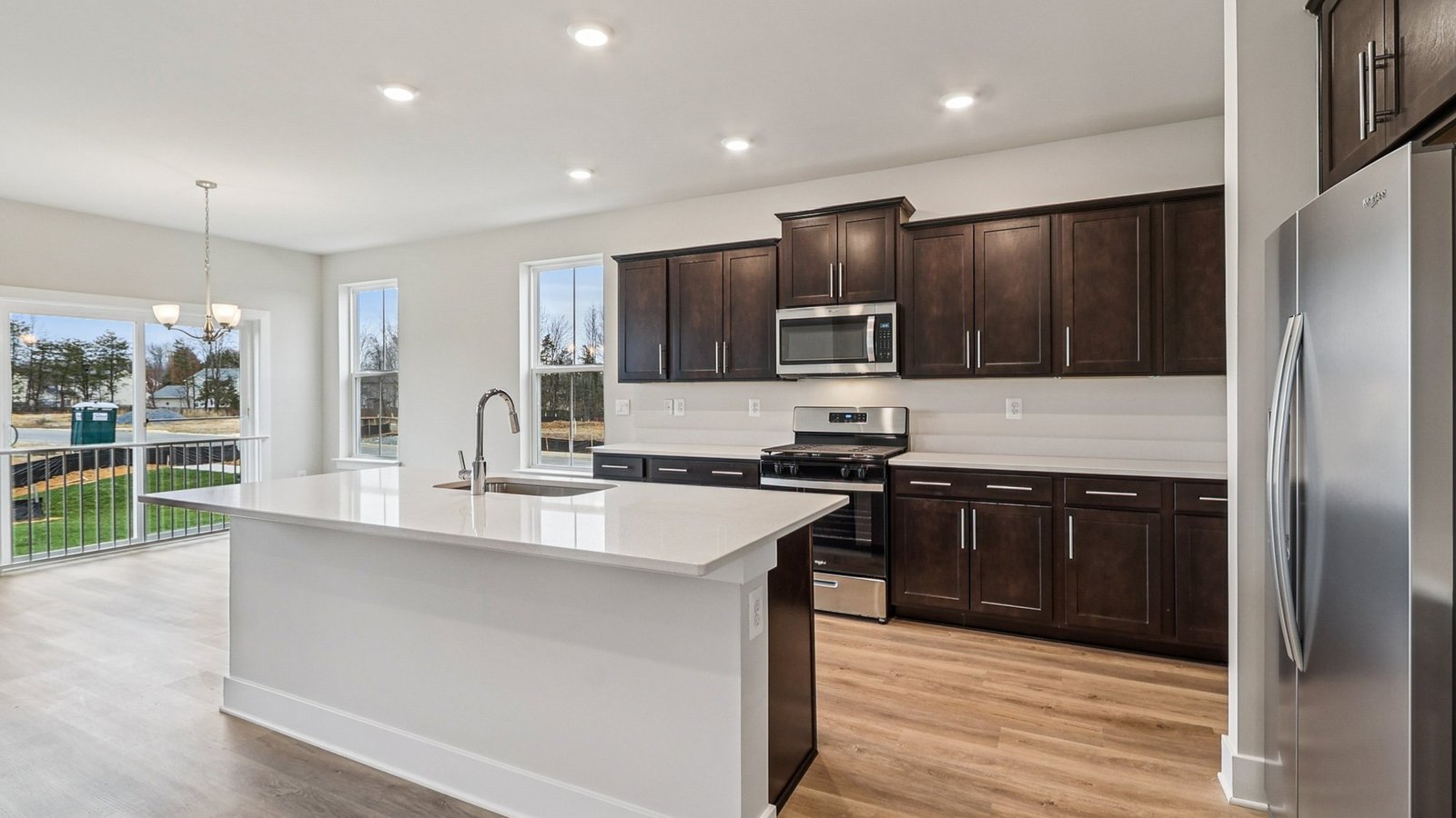 open concept modern kitchen