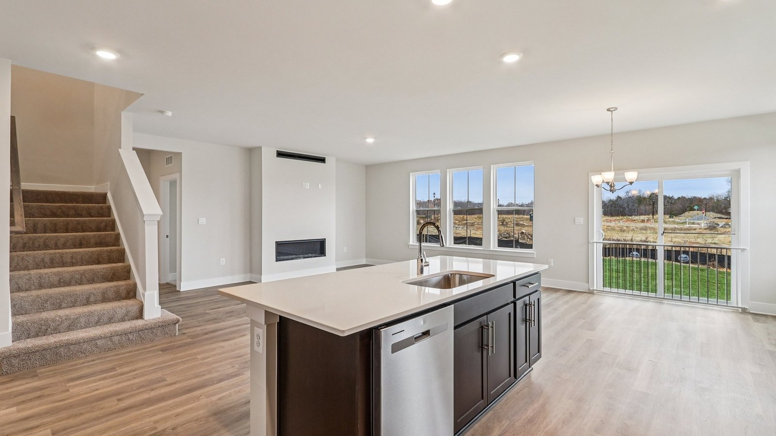 open concept modern kitchen