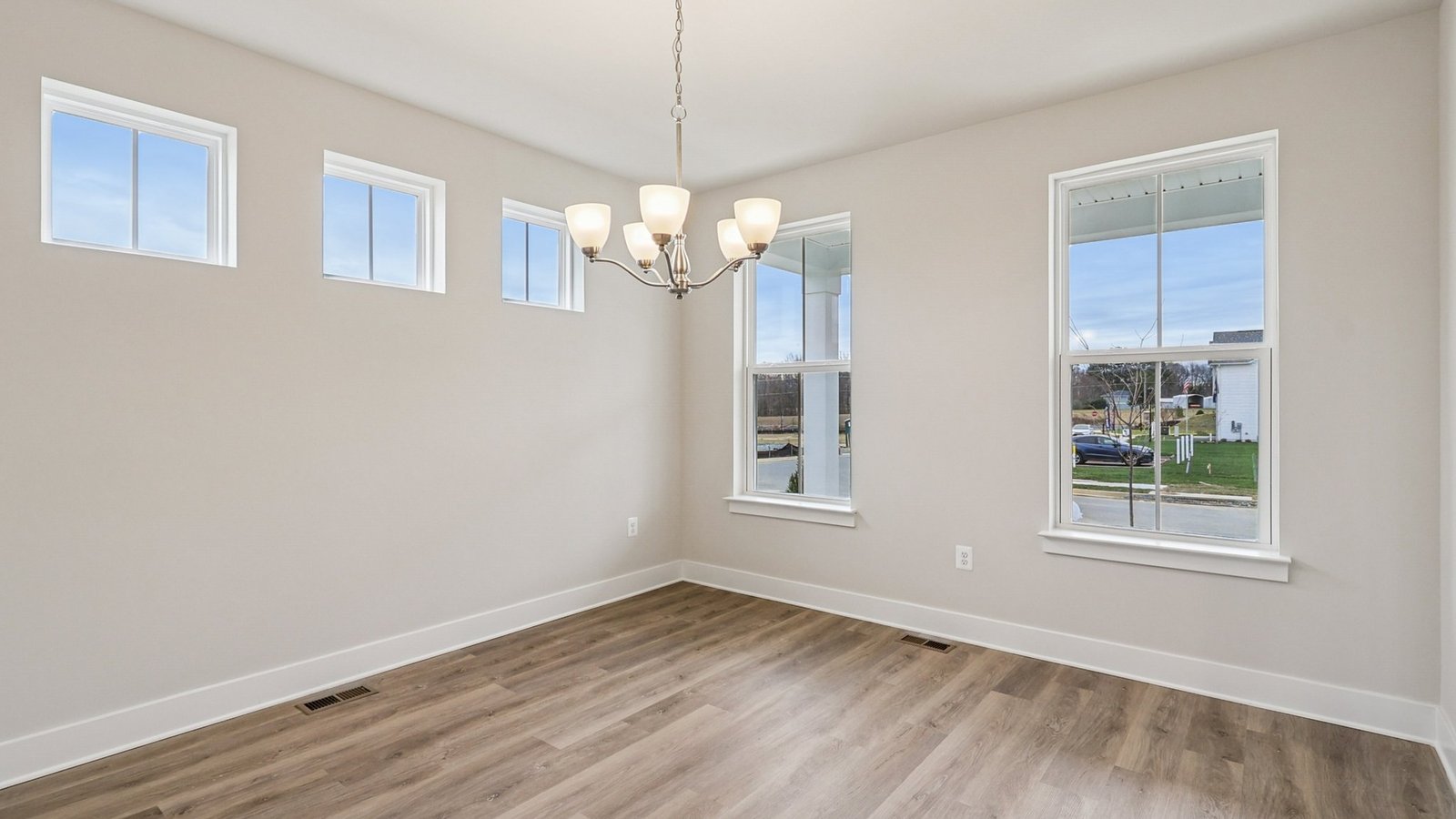 open concept modern dining room