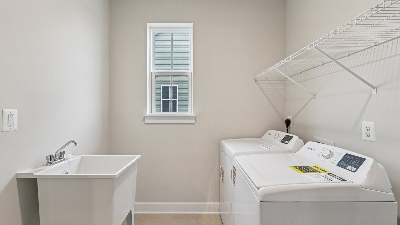 laundry with storage