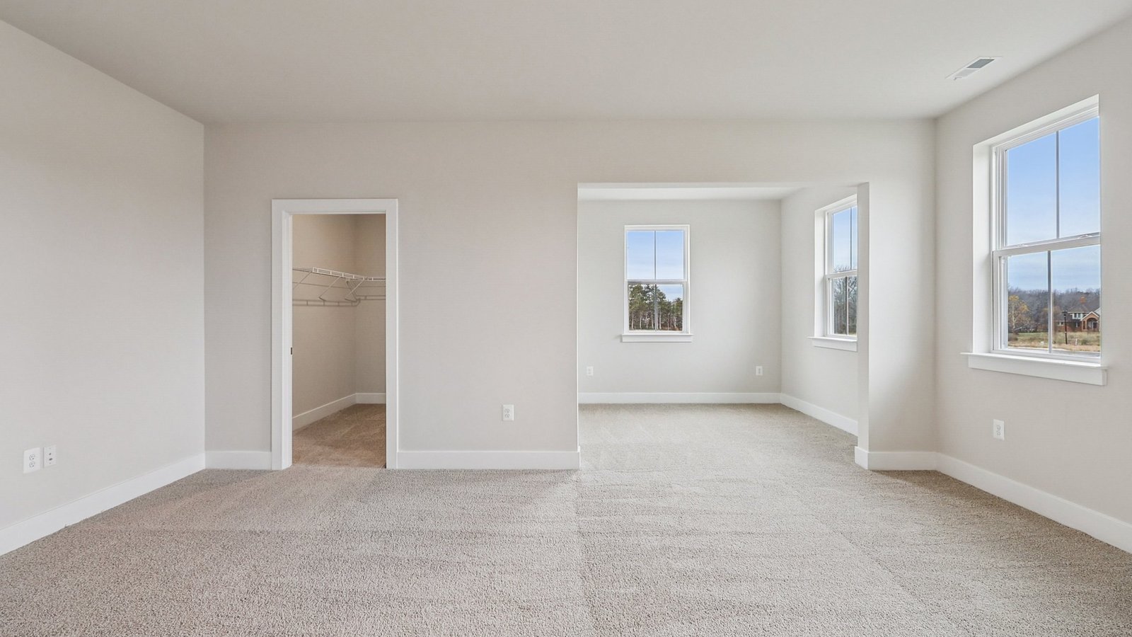 Owners suite on a second floor