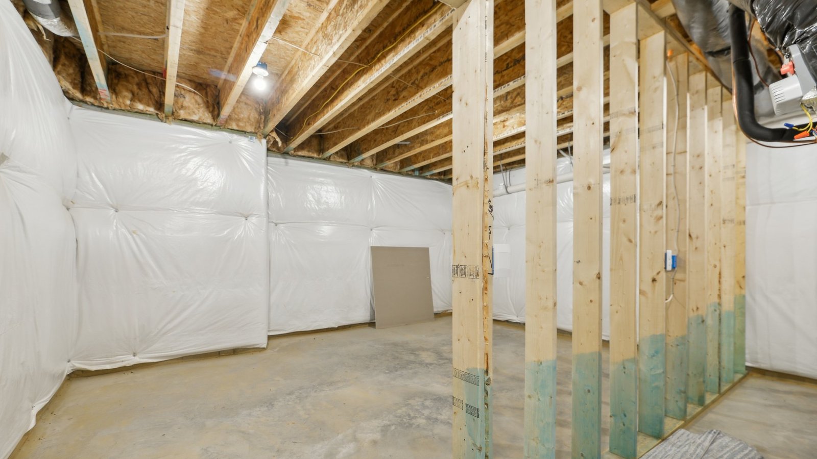 unfinished basement