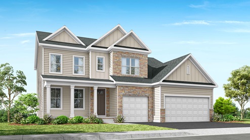 New Construction Home in Winchester VA featuring Jamestown III floorplan, elevation N