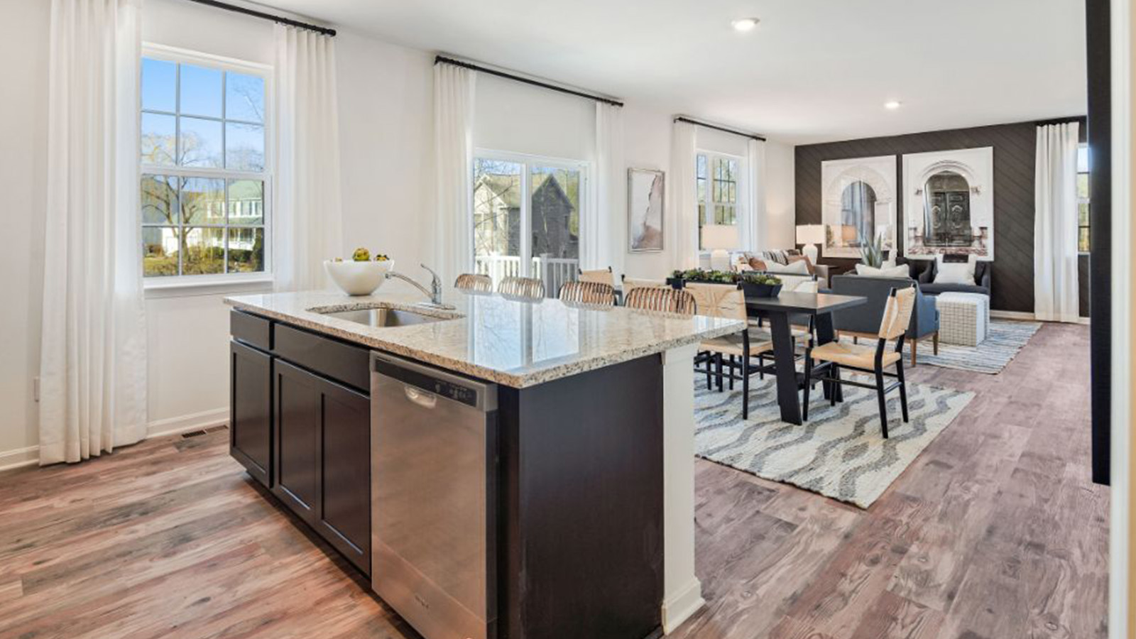 open concept kitchen