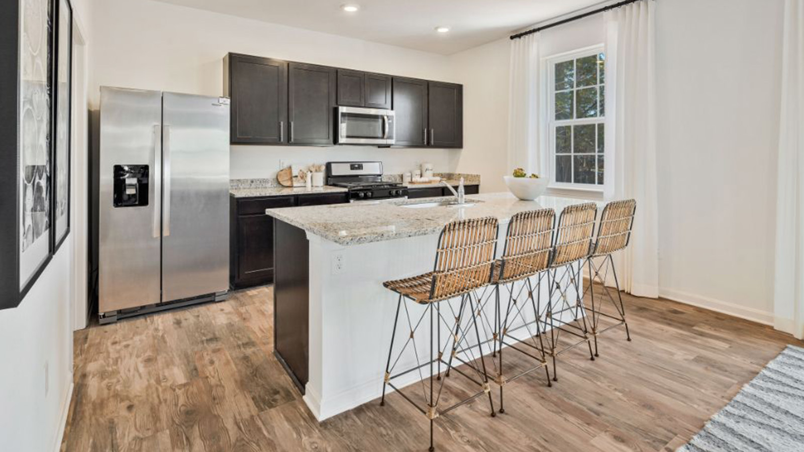 open concept kitchen