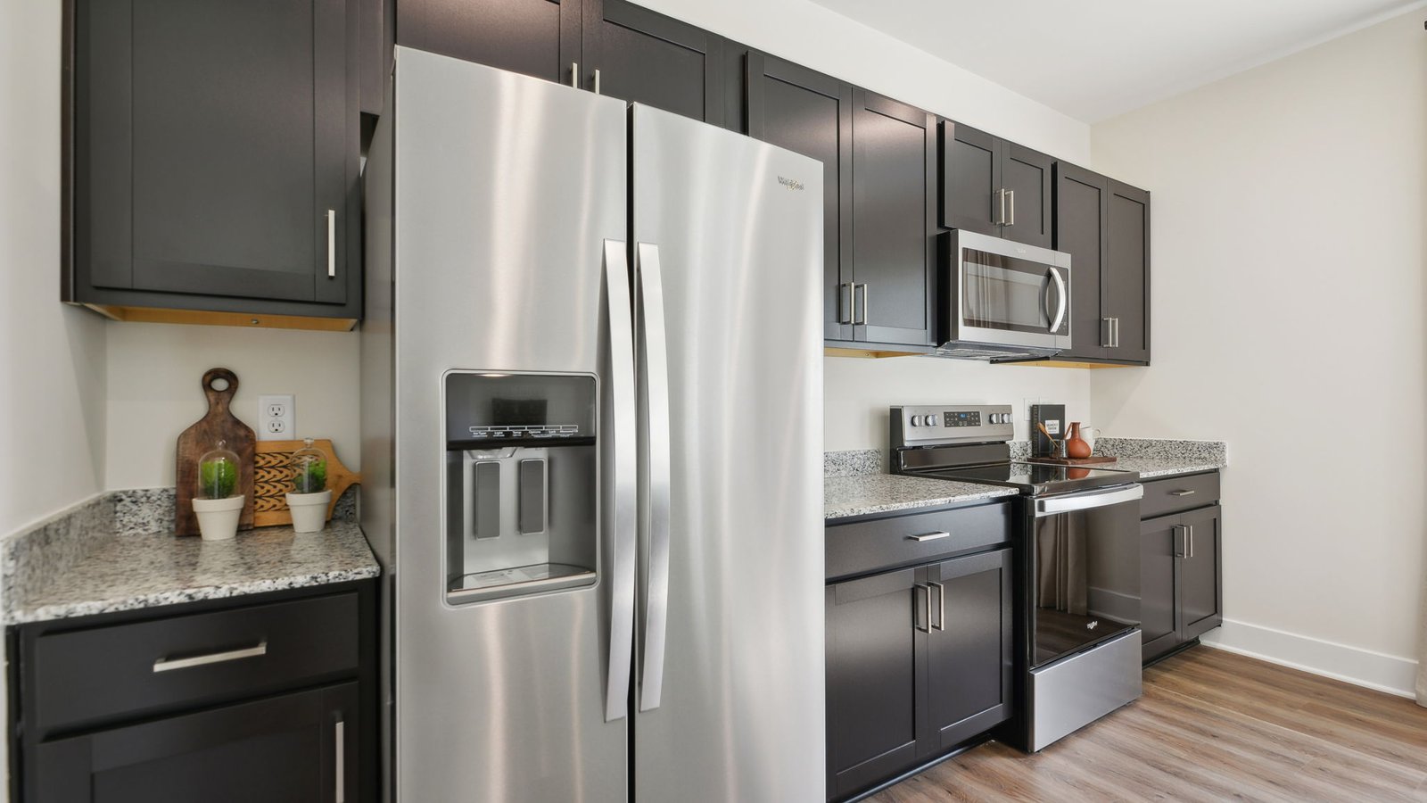 modern open concept kitchen