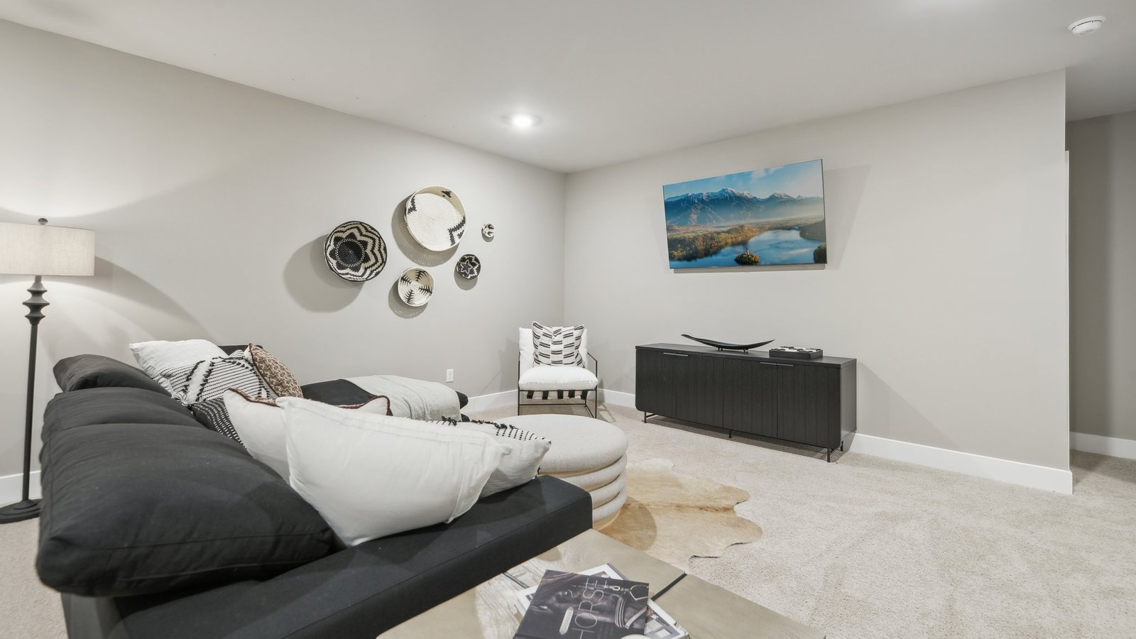 Basement recreation room