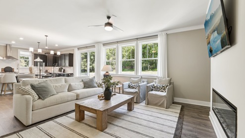 open concept main living