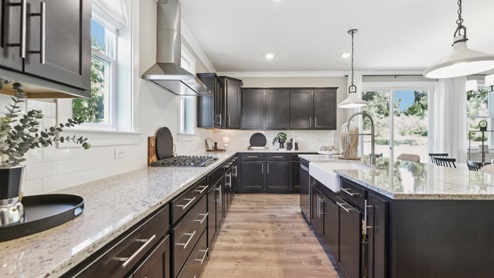quartz countertops in the kitchen