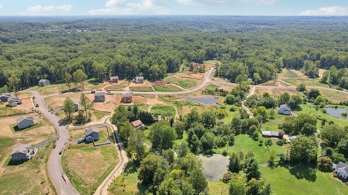 aerial of the community