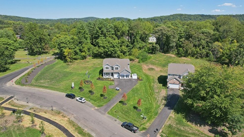 aerial of the community