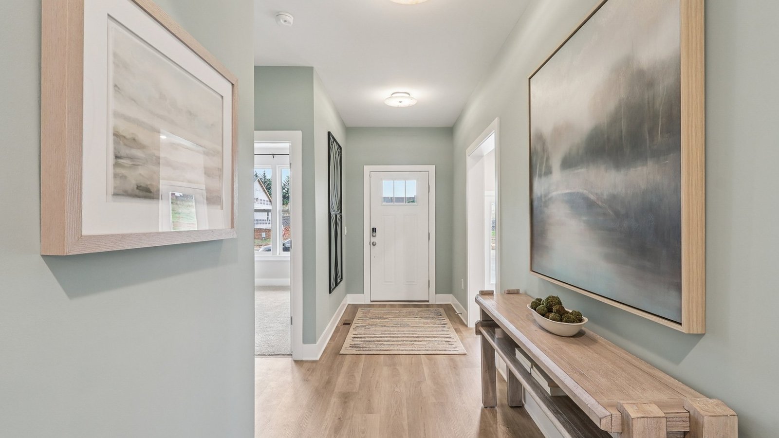 The moment you step inside the home; you will be greeted by an inviting foyer leading you into the heart of the home.