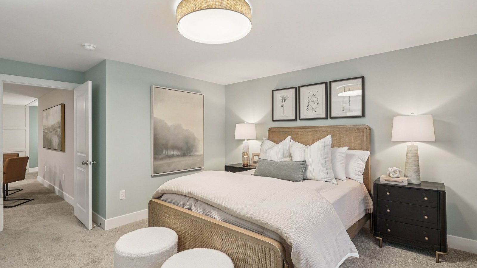 Spacious downstairs bedroom, perfect for guests