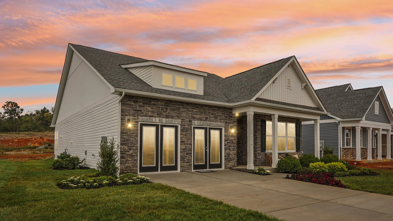 Sunset version of the home