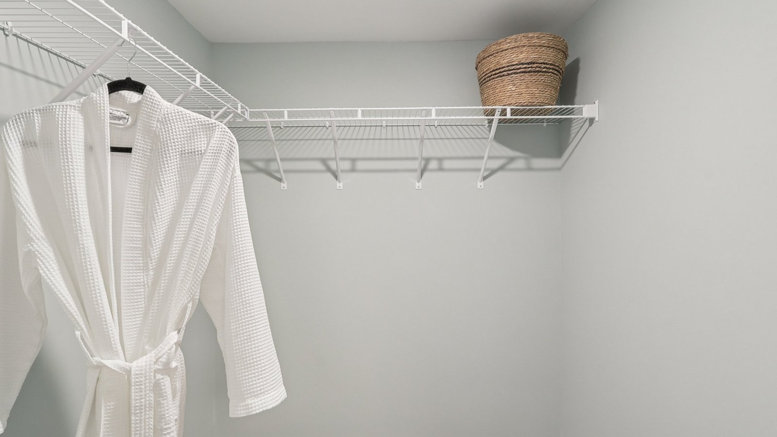 walk in closet in basement bedroom suite