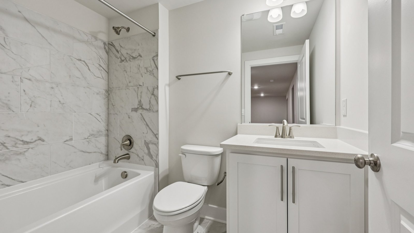 moder basement full bathroom