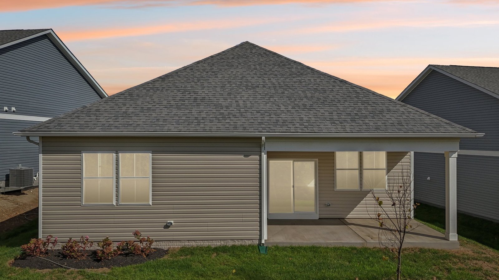 Sunset version of the house