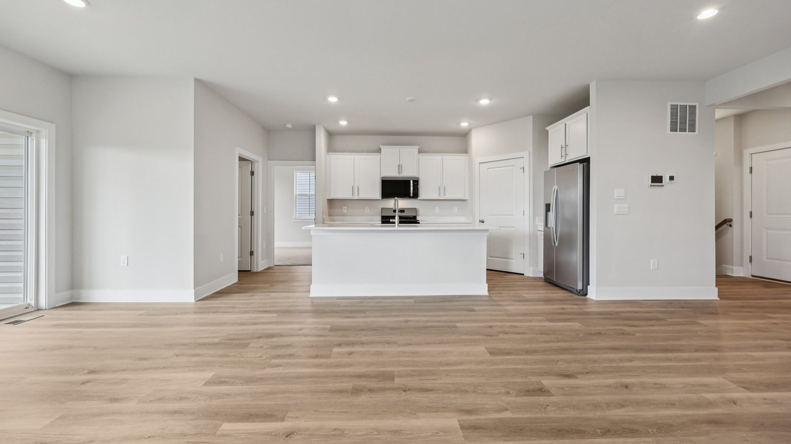 modern open concept living room