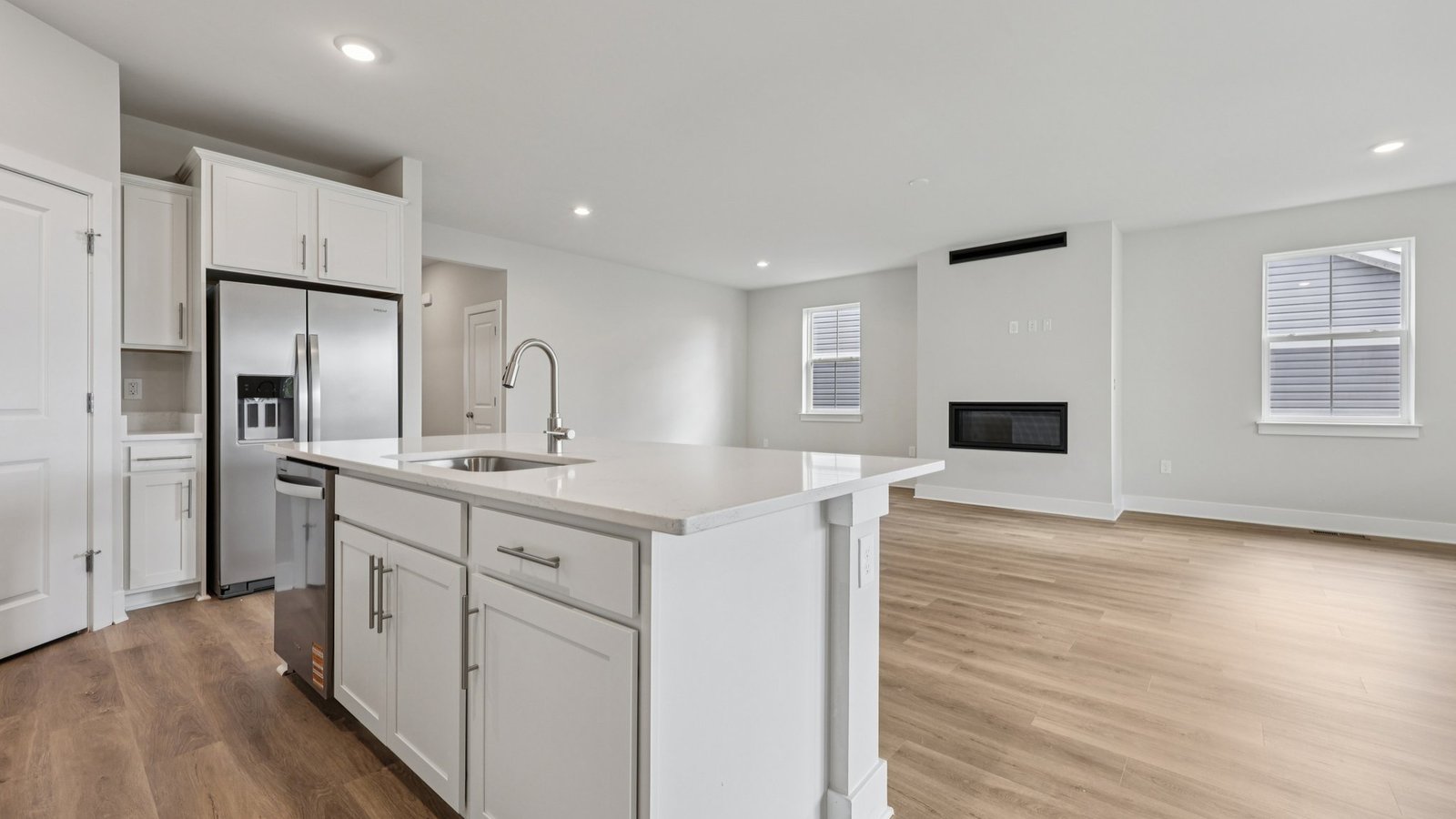 This home comes with stainless steel kitchen appliances