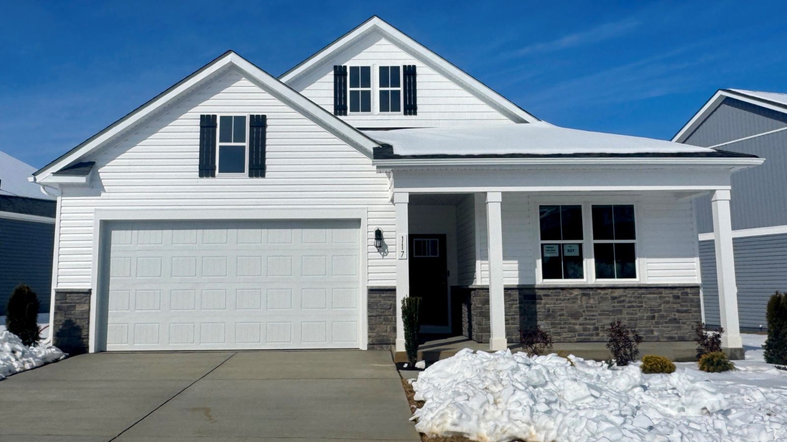 modern design single family home