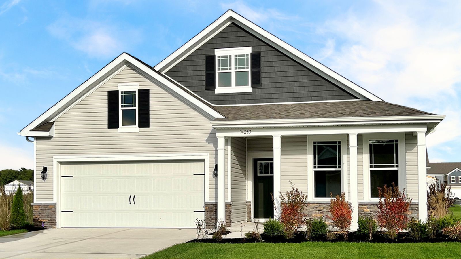 The Dover 2 bed 2 bath single family exterior