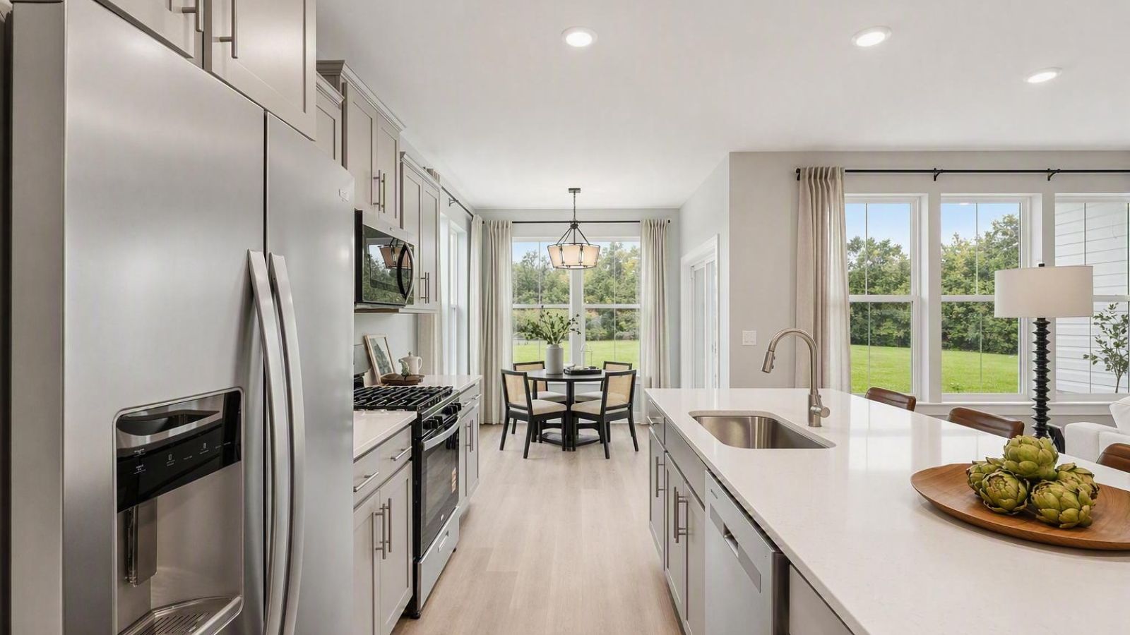Open concept main living space