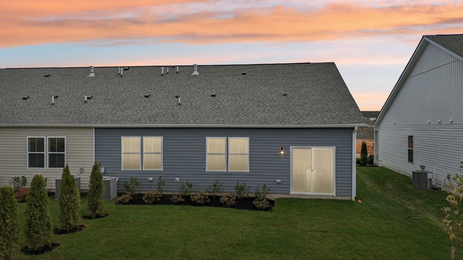 sliding door for rear of home