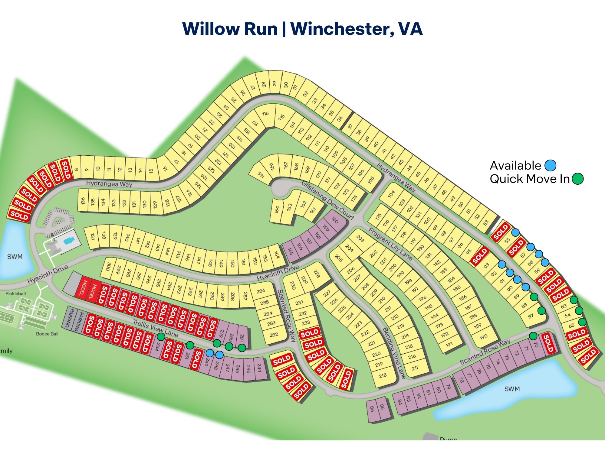 Static Lot Map