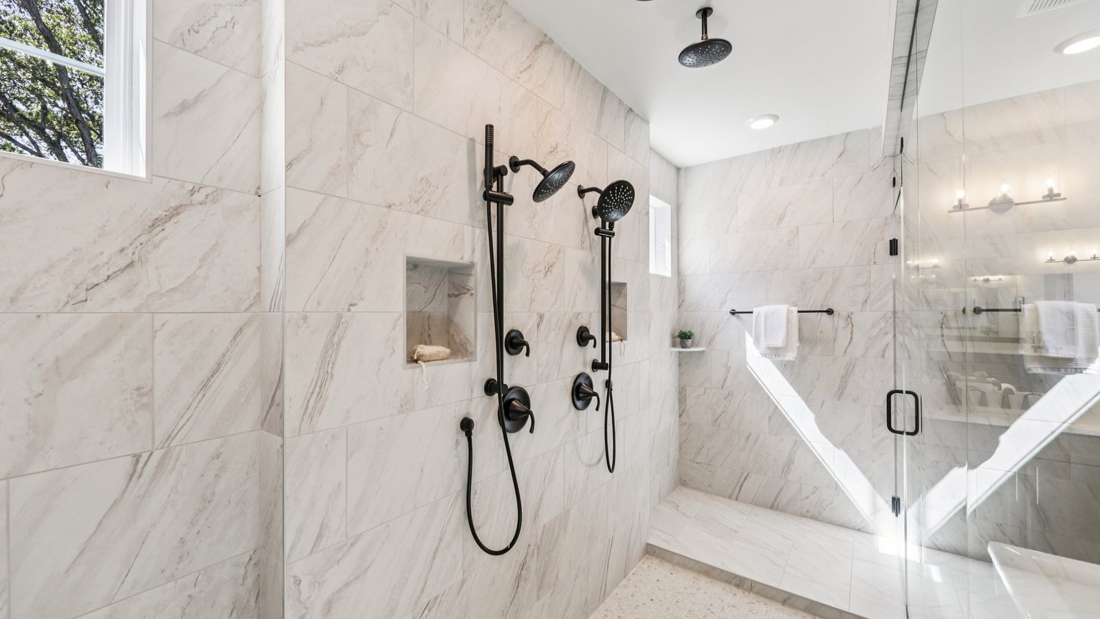 floor to ceiling shower