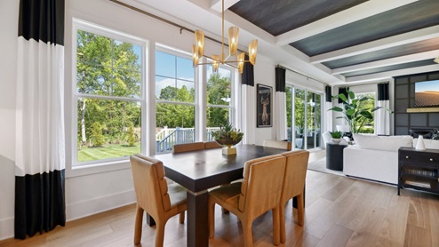 casual dining area