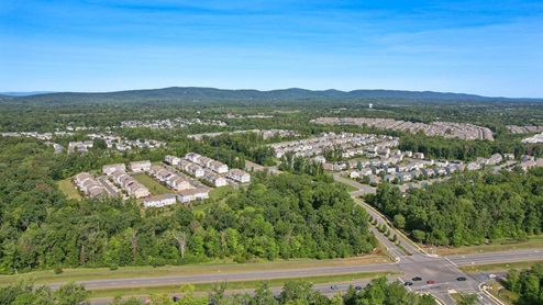 aerial of the community