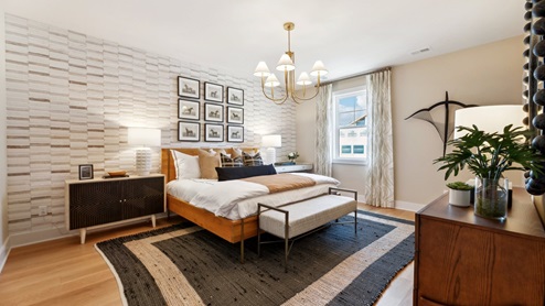 all the bedrooms are spacious and allow for additional furniture such as dressers, bookcases or vanity tables