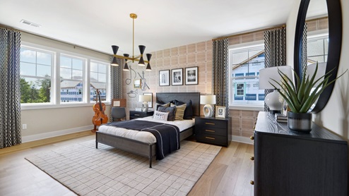 bedroom with abundant natural lighting