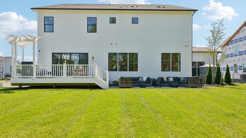 back exterior of home