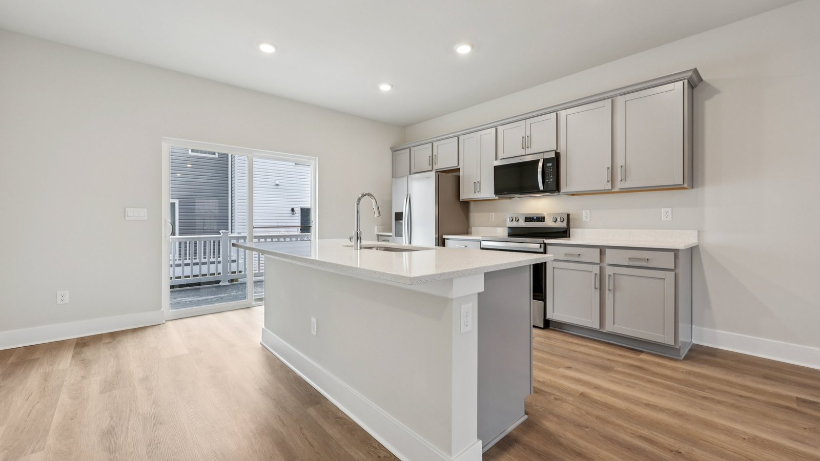 Kitchen with modern appliances