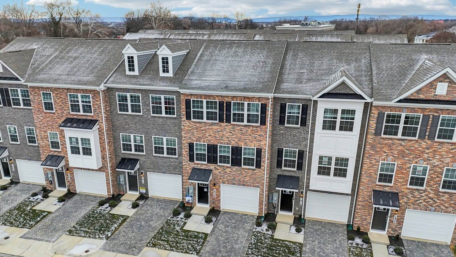Birds view townhomes