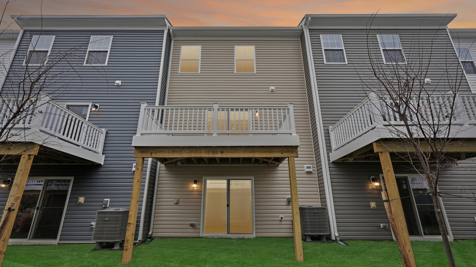 Sunset version of the back