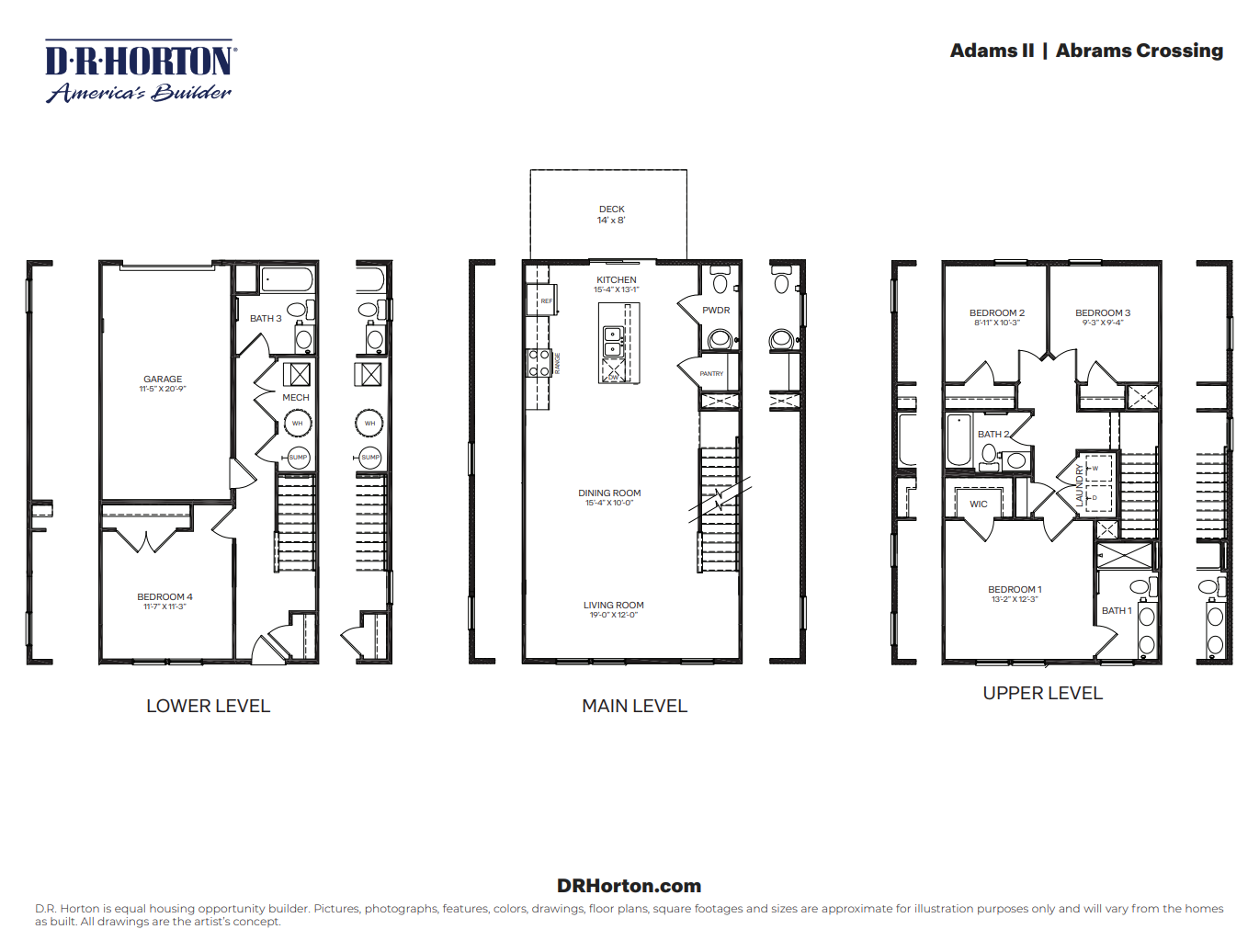 Adams II floorplan