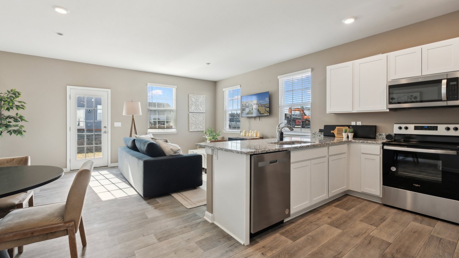 open concept kitchen